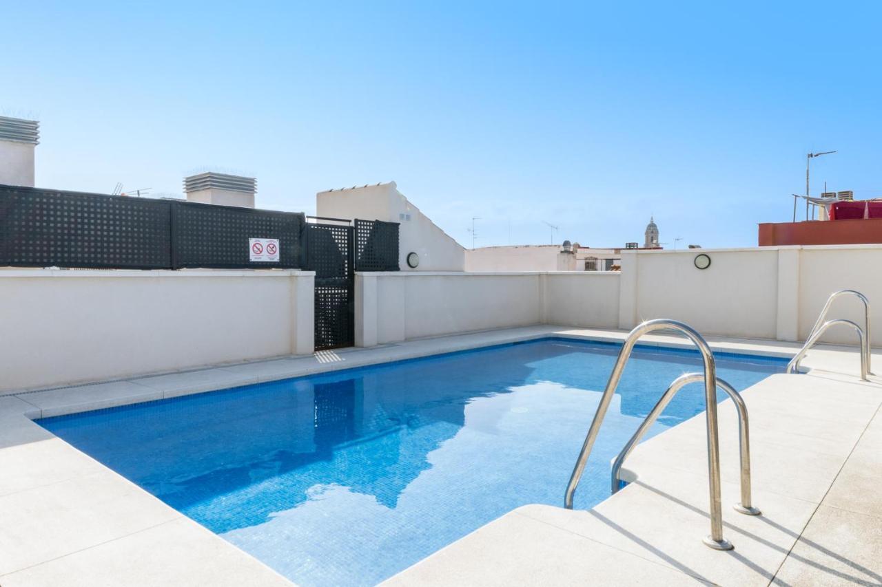 Malaga Suite Picasso With Swimming Pool And Parking In The Center! Exterior foto